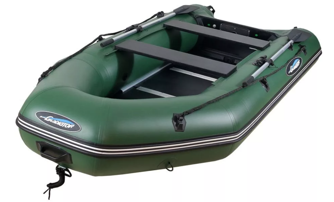 МОТОРНО-ГРЕБНАЯ ЛОДКА ПВХ GLADIATOR А 340 ТК С ФАНЕРНЫМ ПОЛОМ в Нальчике