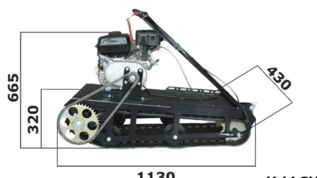 Мотобуксировщик XTREME-MOTORS "Конек-Горбунок" 6.5 л.с. в Нальчике