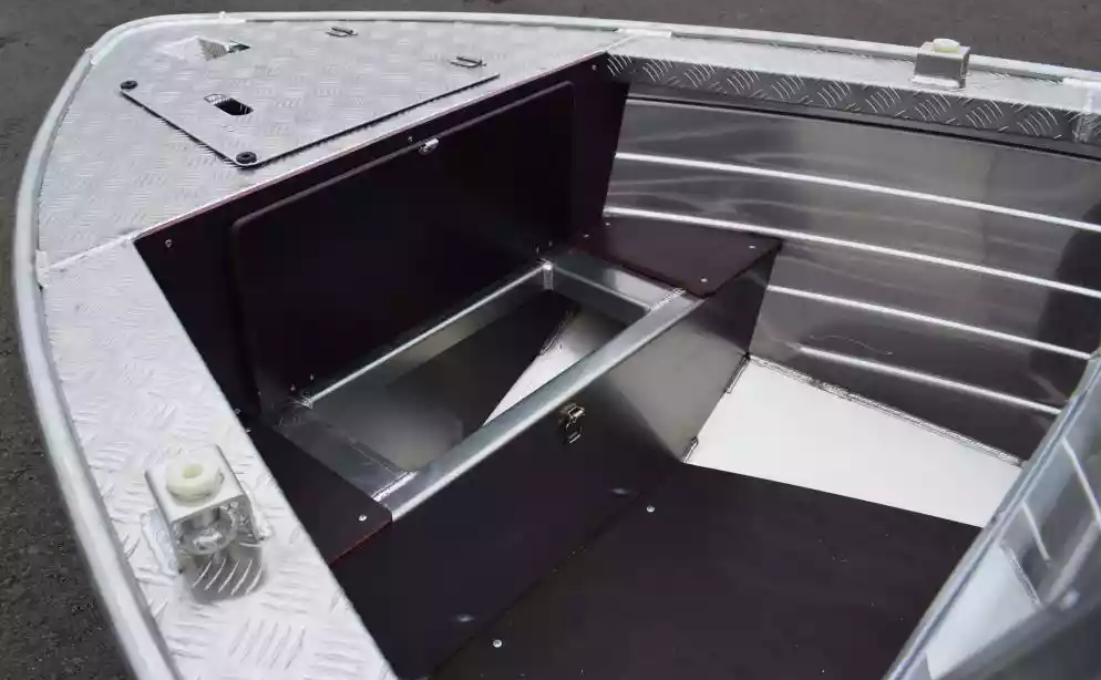 Алюминиевая лодка Wyatboat-390 DCM Увеличенный борт в Нальчике