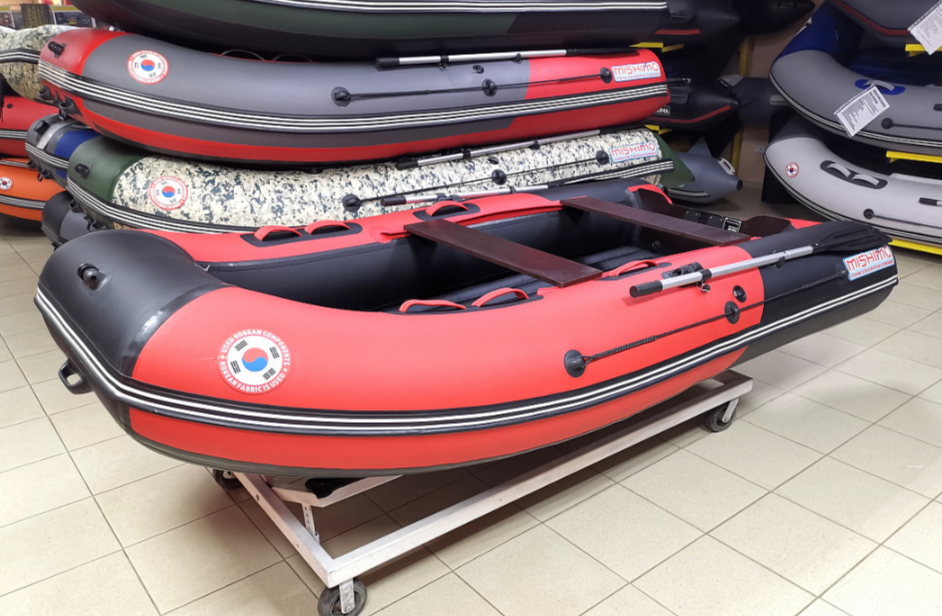 КОМПЛЕКТ Лодка MISHIMO PRO 350 + ЛОДОЧНЫЙ МОТОР MARLIN MP 9.9 (20) AMHS PRO в Нальчике