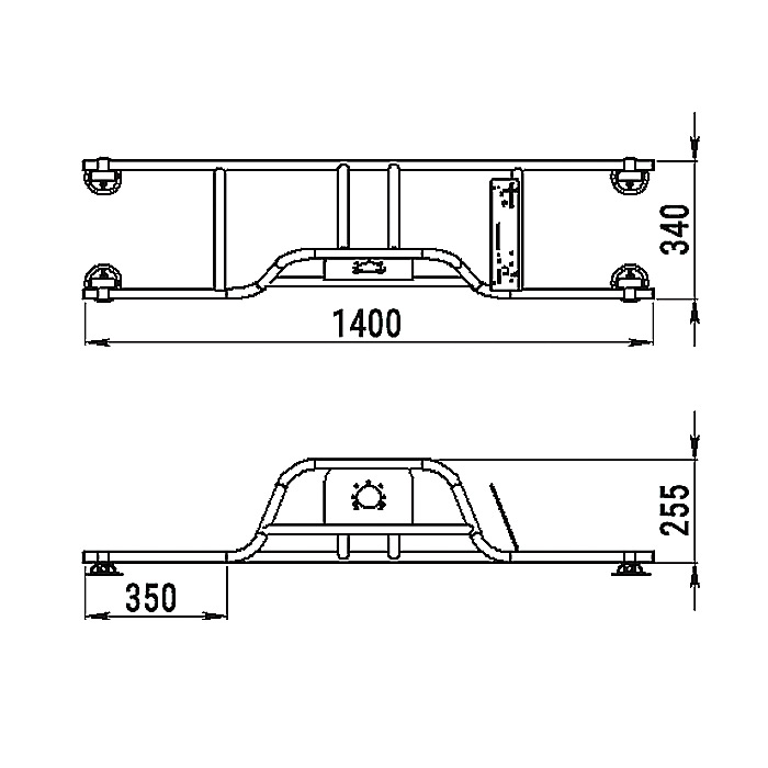Стойка рулевая с бортовым креплением малая в Нальчике