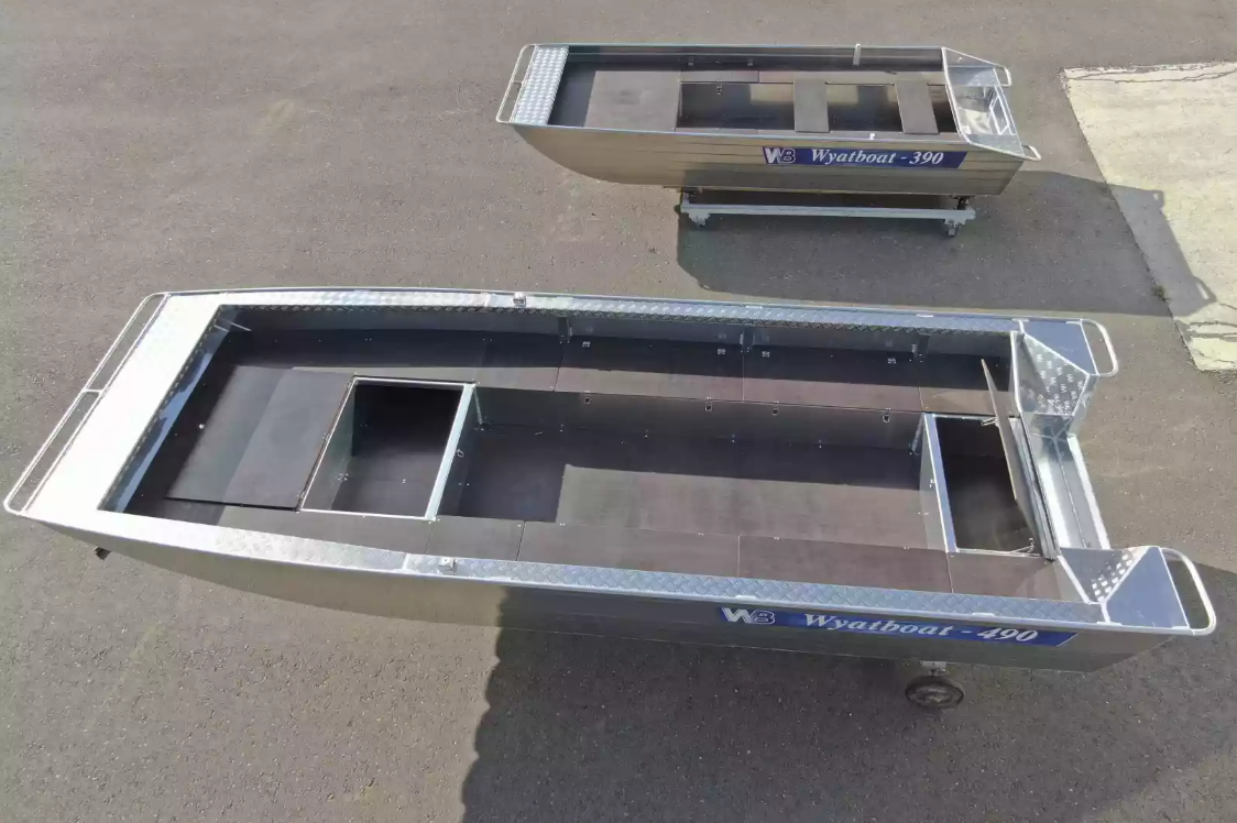 Алюминиевая лодка Wyatboat-490 Jonboat в Нальчике
