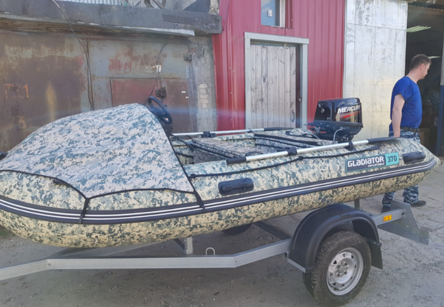 НАДУВНАЯ ЛОДКА GLADIATOR C370AL в Нальчике