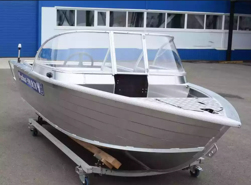 Алюминиевая лодка Wyatboat-390 DCM Увеличенный борт в Нальчике