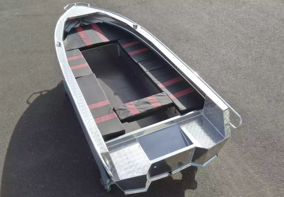 Алюминиевая лодка Wyatboat-390РМ увеличенный борт в Нальчике