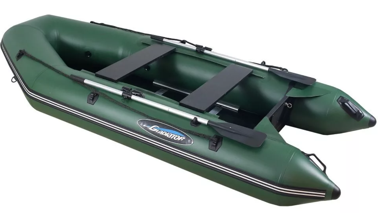 МОТОРНО-ГРЕБНАЯ ЛОДКА ПВХ GLADIATOR A 280 ТК С ФАНЕРНЫМ ДНОМ в Нальчике