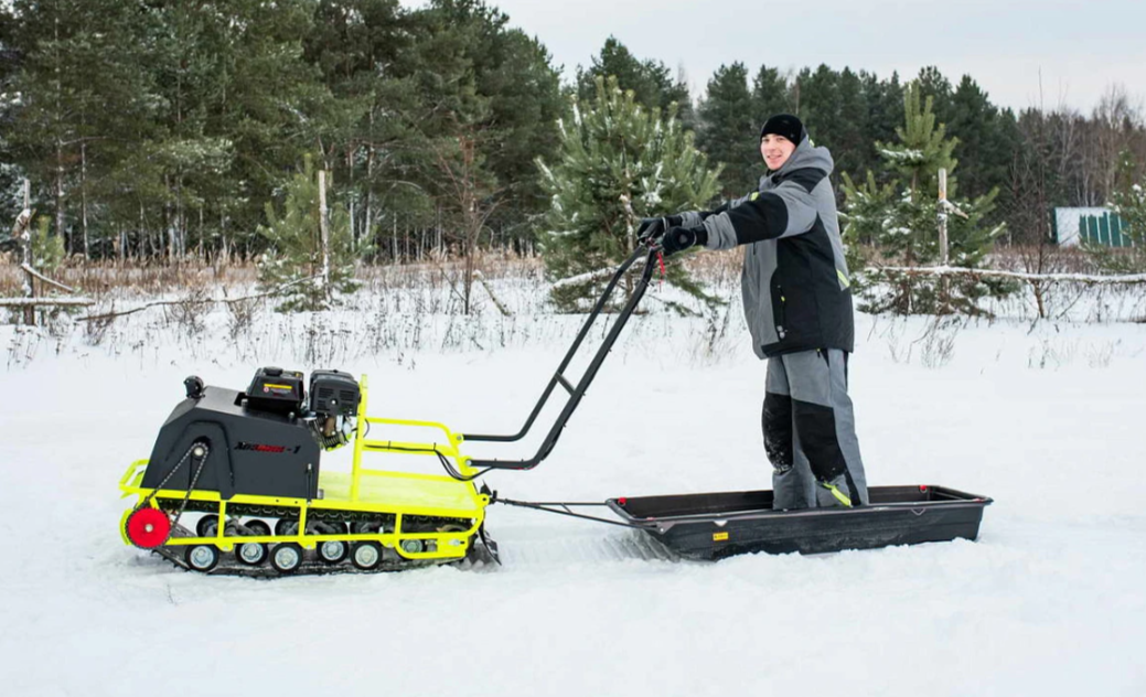 Мотобуксировщик Бурлак ХОЗЯИН-1 (капот ткань) в Нальчике