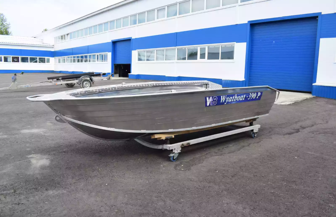 Алюминиевая лодка Wyatboat-390Р Увеличенный борт в Нальчике