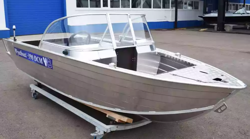 Алюминиевая лодка Wyatboat-390 DCM Увеличенный борт в Нальчике