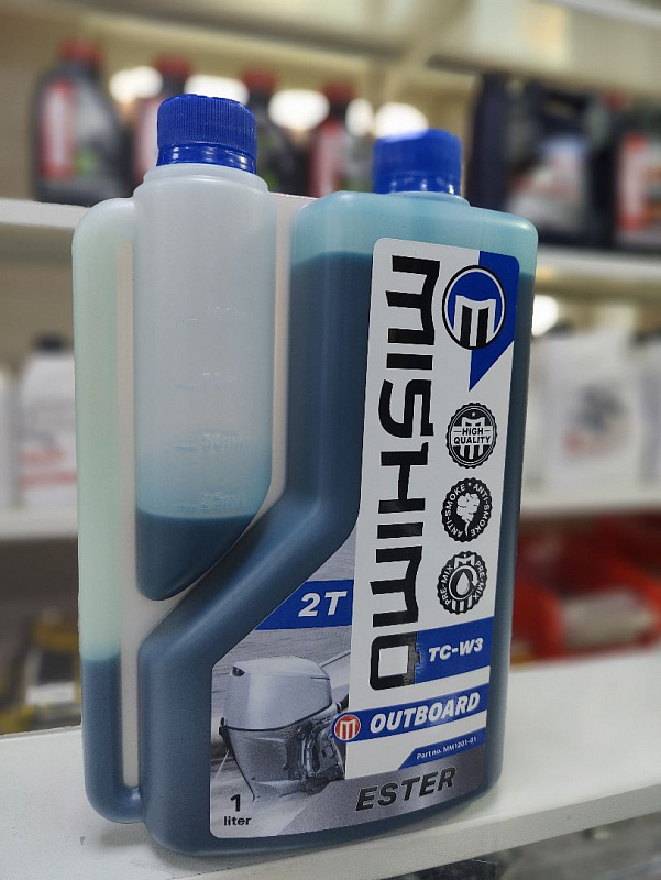 Масло MISHIMO 2T OUTBOARD (ESTER) полусинтетика 1 л в Нальчике