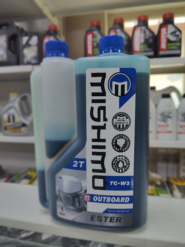Масло MISHIMO 2T OUTBOARD (ESTER) полусинтетика 1 л в Нальчике