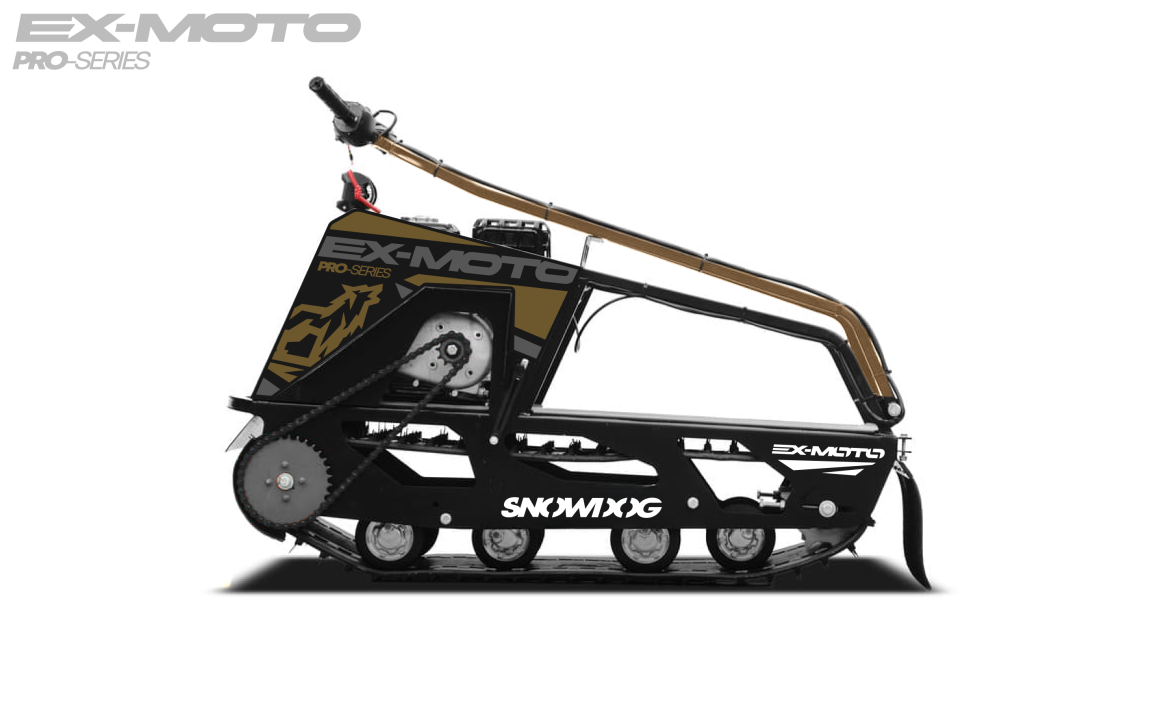 Мотобуксировщик EX-MOTO SNOWDOG S380 8л.с. в Нальчике