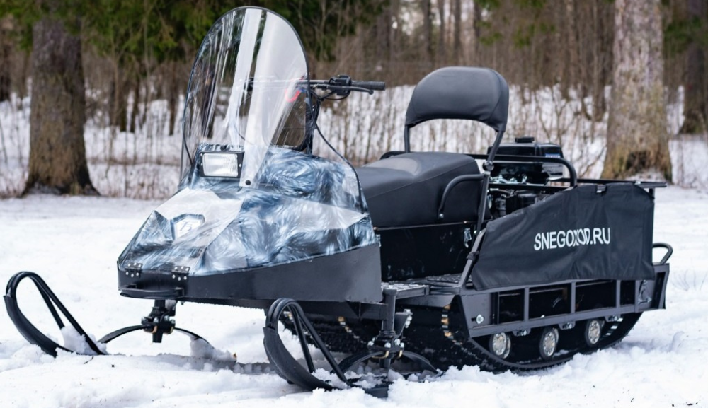 Миниснегоход Бурлак Егерь Экспедитор 18.5 л.с. , реверс, тормоз, капот белый в Нальчике