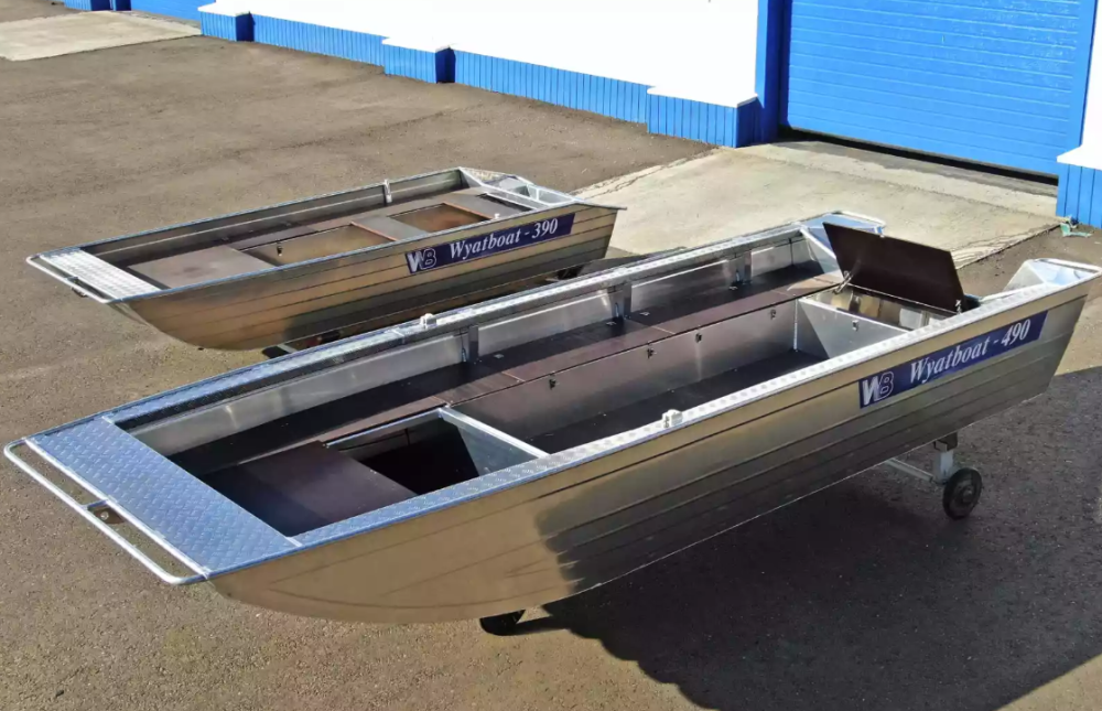 Алюминиевая лодка Wyatboat-490 Jonboat в Нальчике