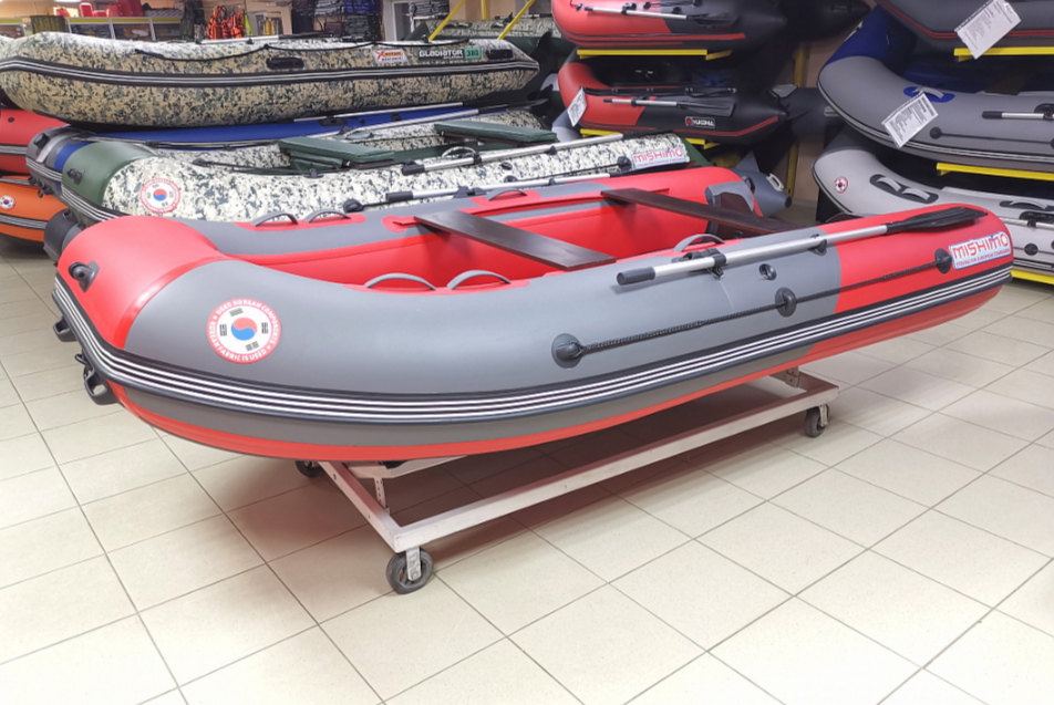 КОМПЛЕКТ Лодка MISHIMO PRO 350 + ЛОДОЧНЫЙ МОТОР MARLIN MP 9.9 (20) AMHS PRO в Нальчике