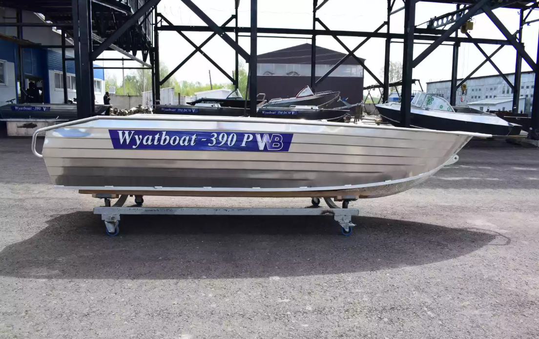 Алюминиевая лодка Wyatboat-390Р Увеличенный борт в Нальчике
