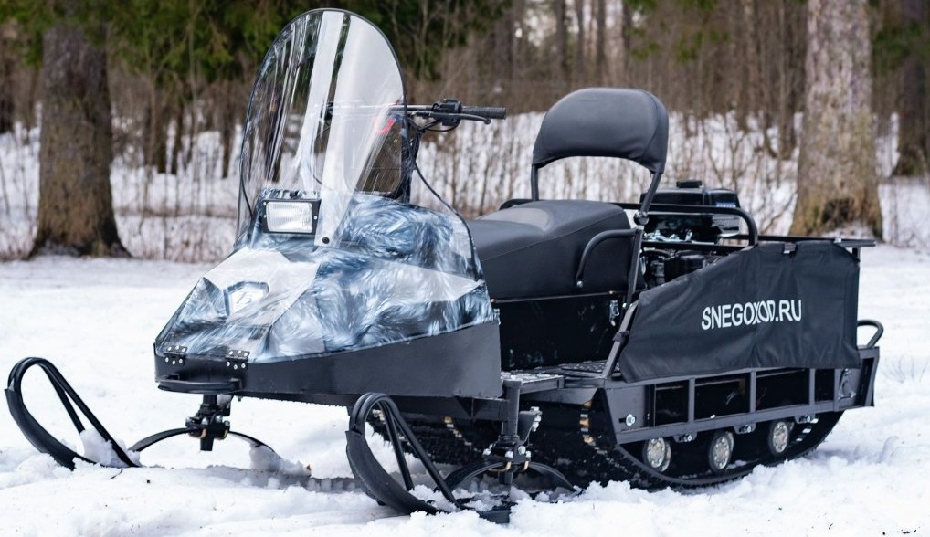 Миниснегоход Бурлак Егерь Экспедитор 18.5 л.с. , реверс, тормоз, капот белый в Нальчике