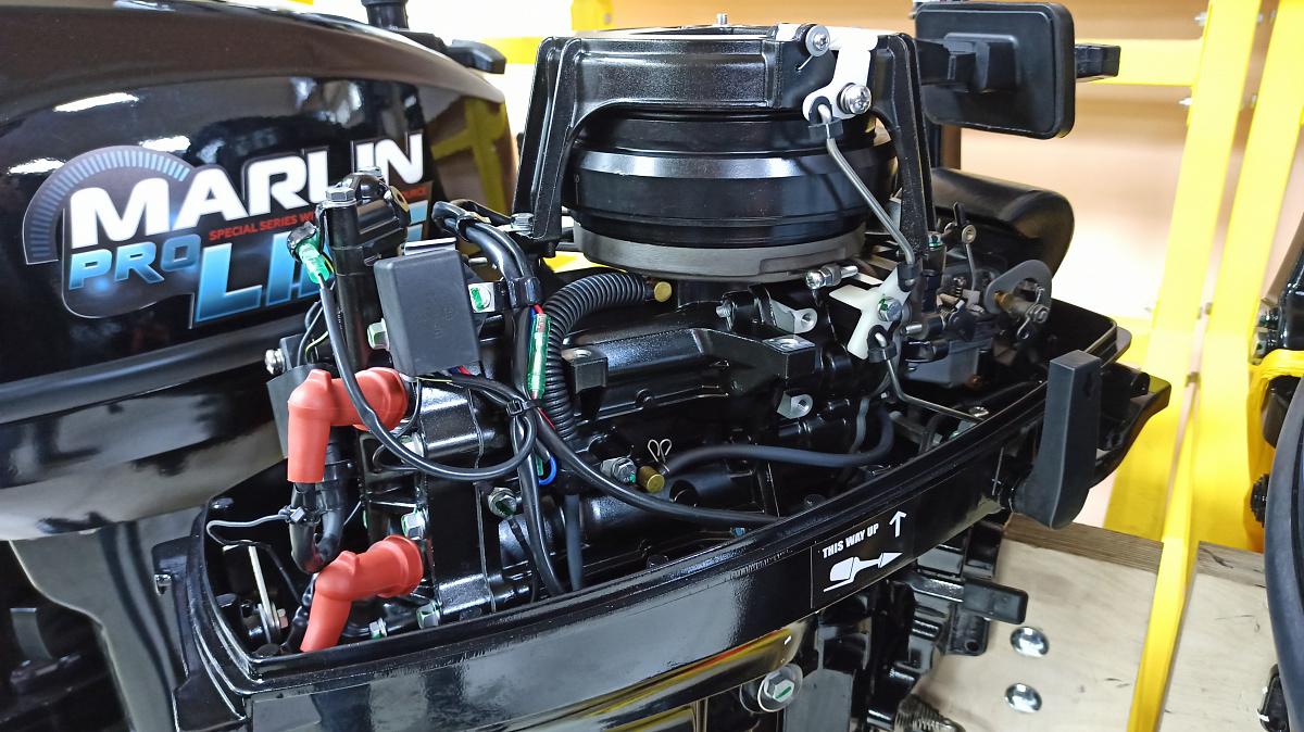 КОМПЛЕКТ Лодка MISHIMO PRO 350 + ЛОДОЧНЫЙ МОТОР MARLIN MP 9.9 (20) AMHS PRO в Нальчике