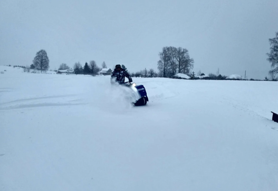 Мотобуксировщик Альбатрос-XLV 9 мини, тележки, 1250 мм в Нальчике