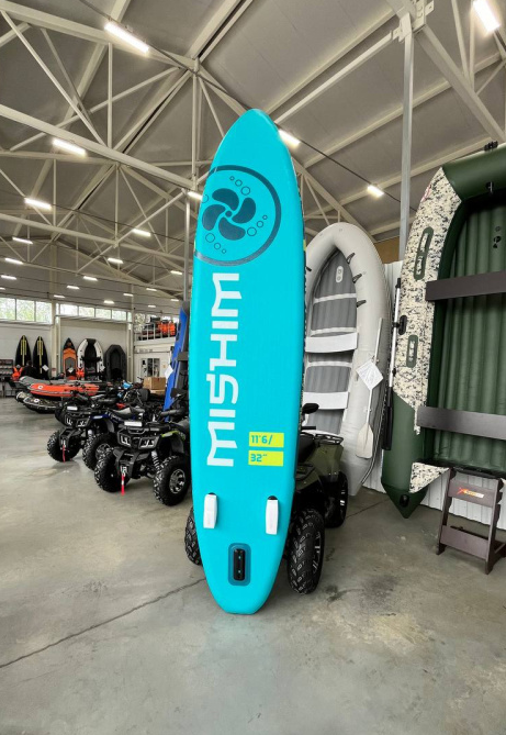 SUP (САП) Доска MISHIMO PRO-MAX Light Teal 11’ (335см) в Нальчике