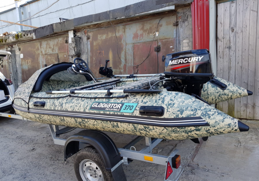 НАДУВНАЯ ЛОДКА GLADIATOR C370AL в Нальчике