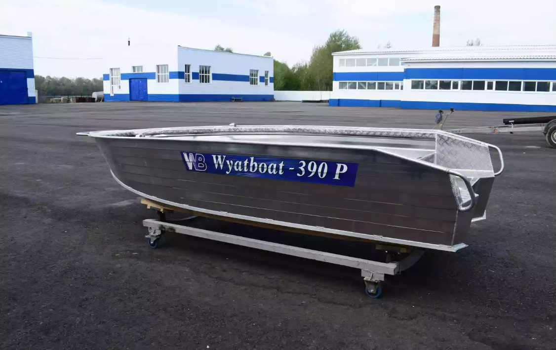 Алюминиевая лодка Wyatboat-390Р Увеличенный борт в Нальчике