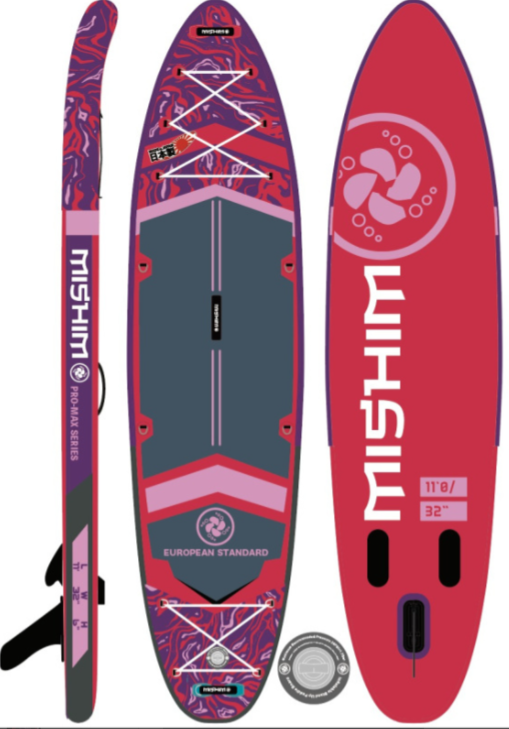 SUP (САП) Доска MISHIMO PRO-MAX Viva Magenta 10.6’ (320см) в Нальчике