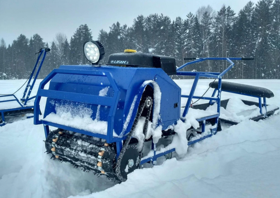 Мотобуксировщик Альбатрос-XLV 9 мини, тележки, 1250 мм в Нальчике