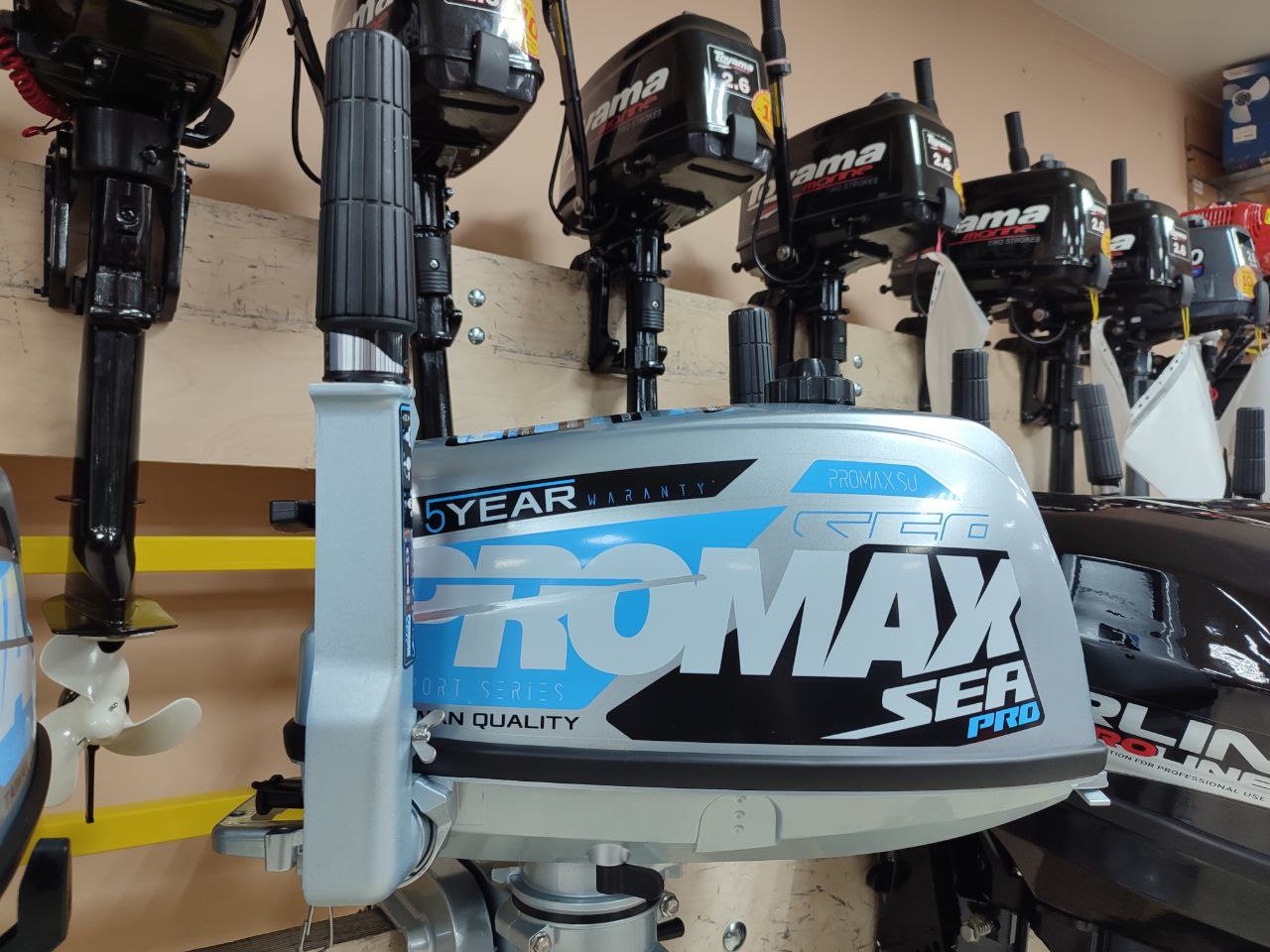 Лодочный мотор PROMAX SP5FHS (внешний бак 12 л) в Нальчике