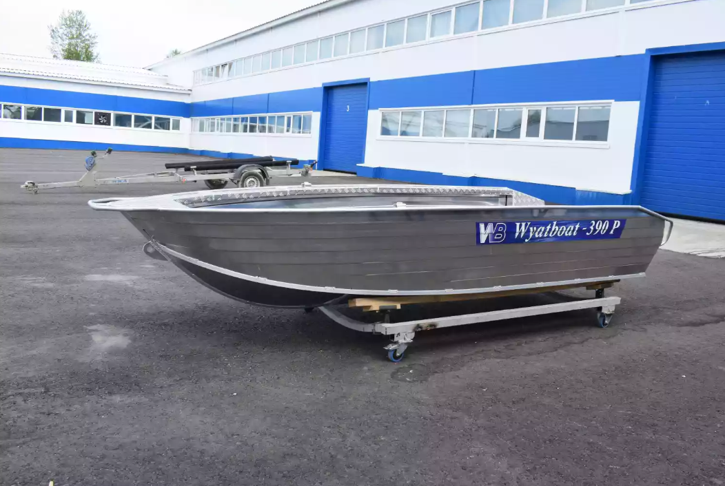 Алюминиевая лодка Wyatboat-390Р Увеличенный борт в Нальчике