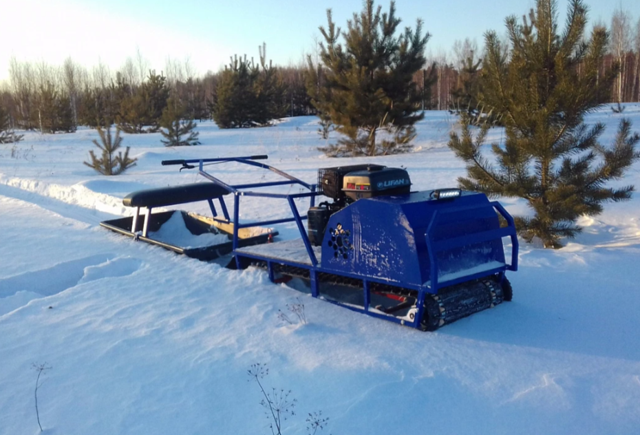 Мотобуксировщик Альбатрос-XLV 9 мини, тележки, 1250 мм в Нальчике