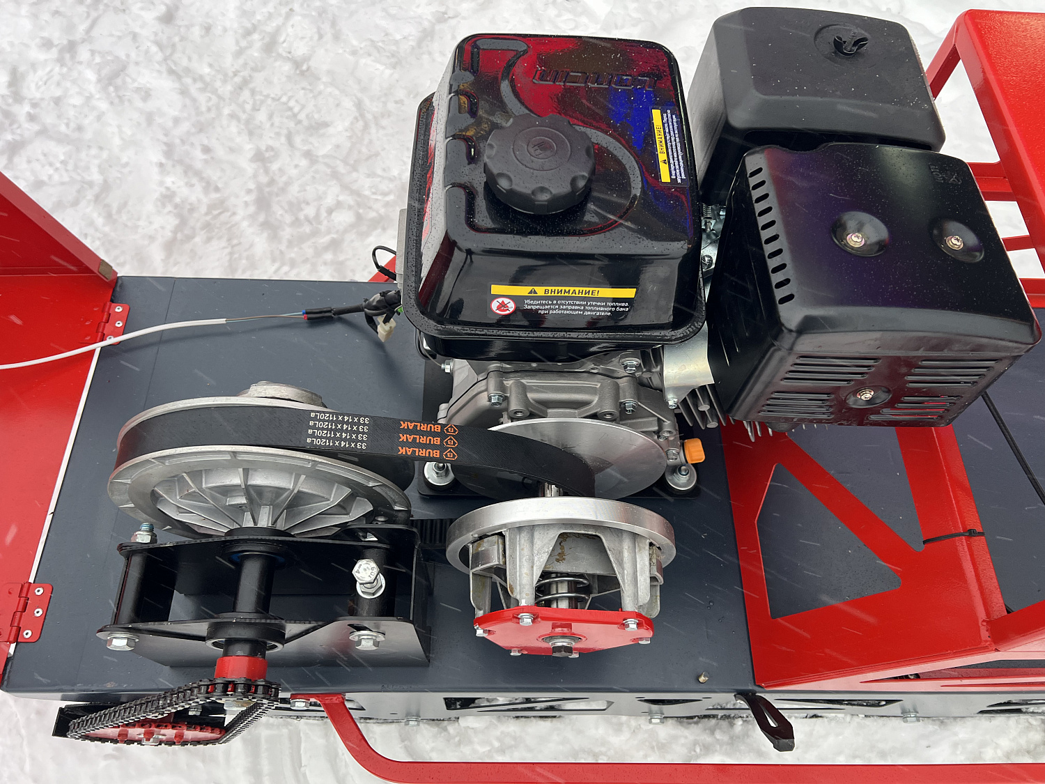 Мотобуксировщик EX-MOTO SNOWDOG S500 15л.с в Нальчике