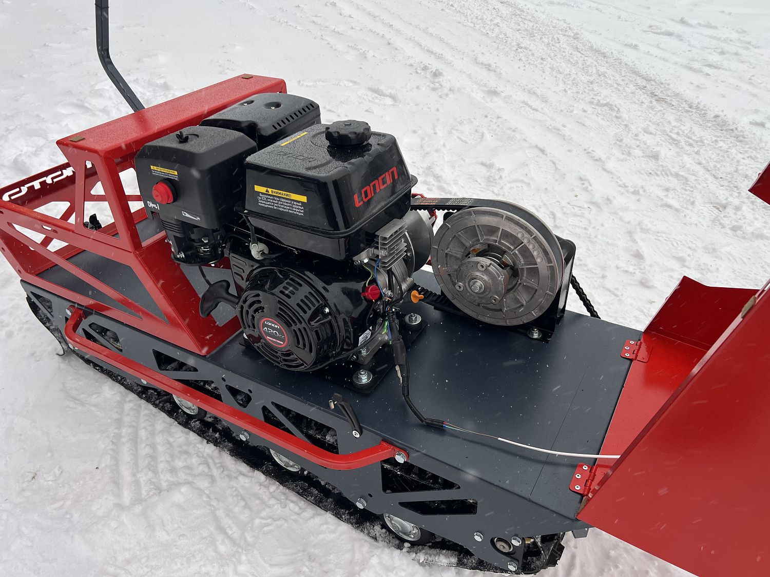 Мотобуксировщик EX-MOTO SNOWDOG S500 15л.с в Нальчике