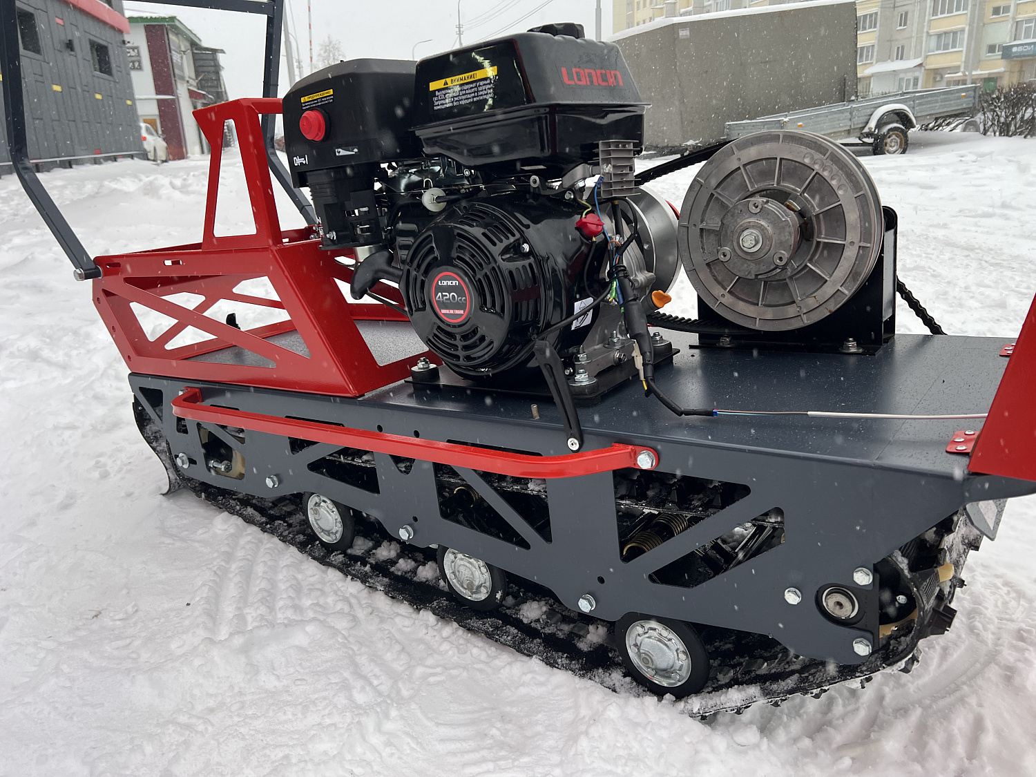 Мотобуксировщик EX-MOTO SNOWDOG S500 15л.с в Нальчике