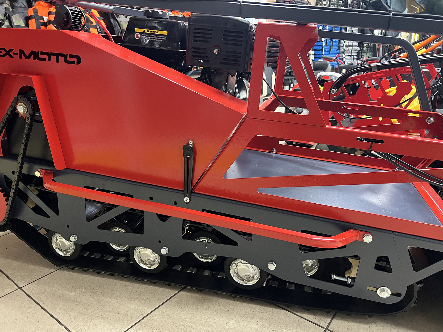 Мотобуксировщик EX-MOTO SNOWDOG S500 15л.с в Нальчике