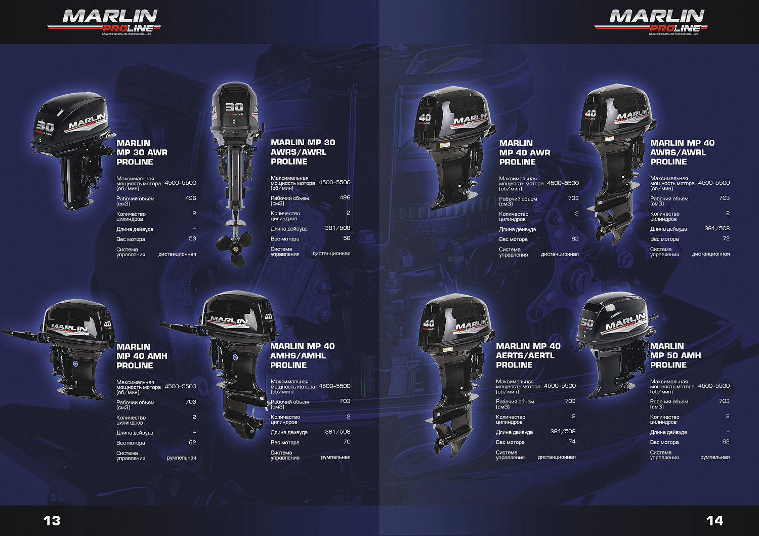 Лодочный мотор MARLIN PROLINE MP 9.9(20) AMHL FORCE в Нальчике