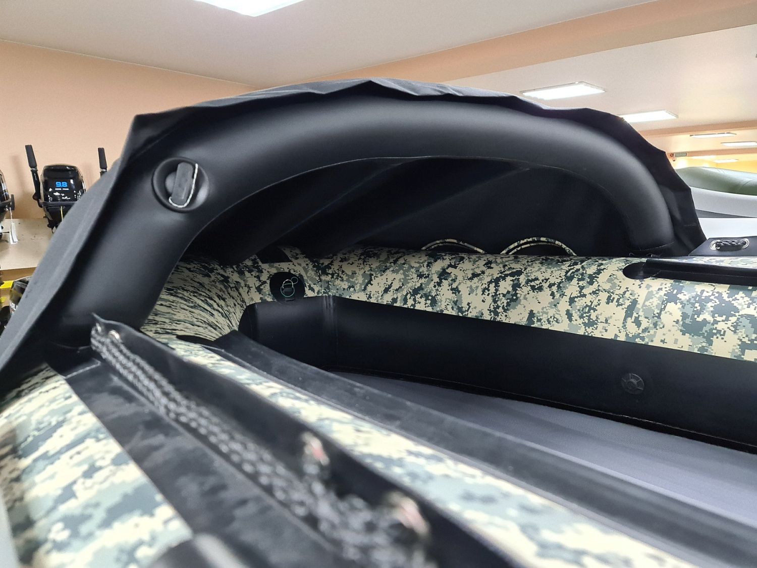 КОМПЛЕКТ НОСОВОГО ТЕНТА К ЛОДКЕ SMARINE SDP MAX 360 ЧЕРНЫЙ в Нальчике