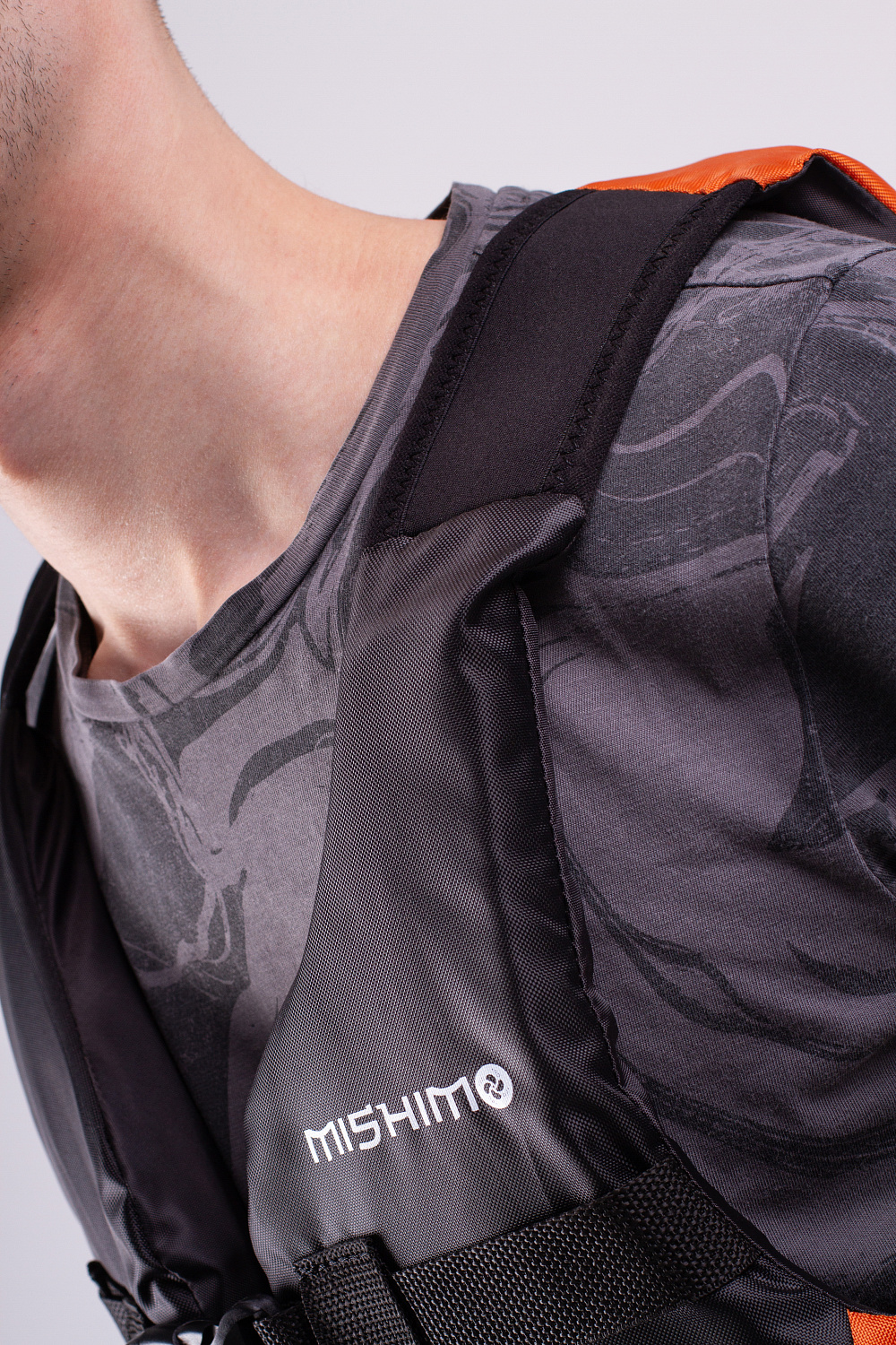 Жилет спасательный MISHIMO PRO Премиум качества Черно-оранжевый в Нальчике