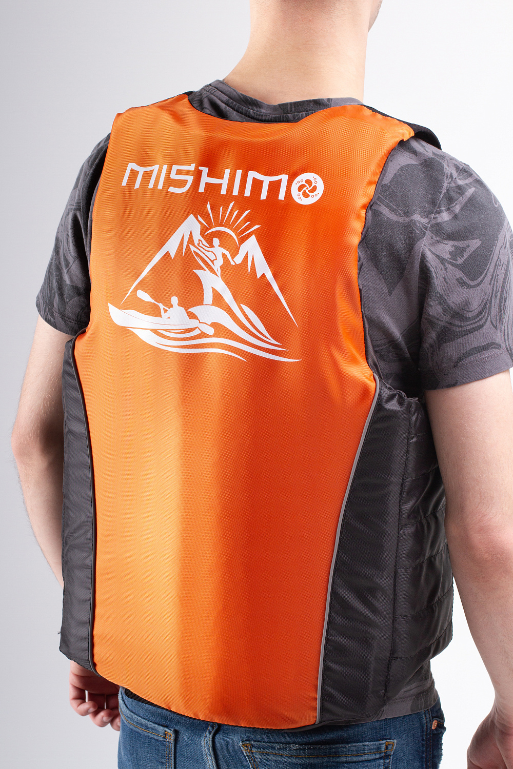 Жилет спасательный MISHIMO PRO Премиум качества Черно-оранжевый в Нальчике